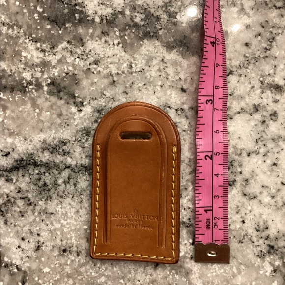 ❤️ Authentic Vintage LOUIS VUITTON small luggage tag - Picture 4 of 9